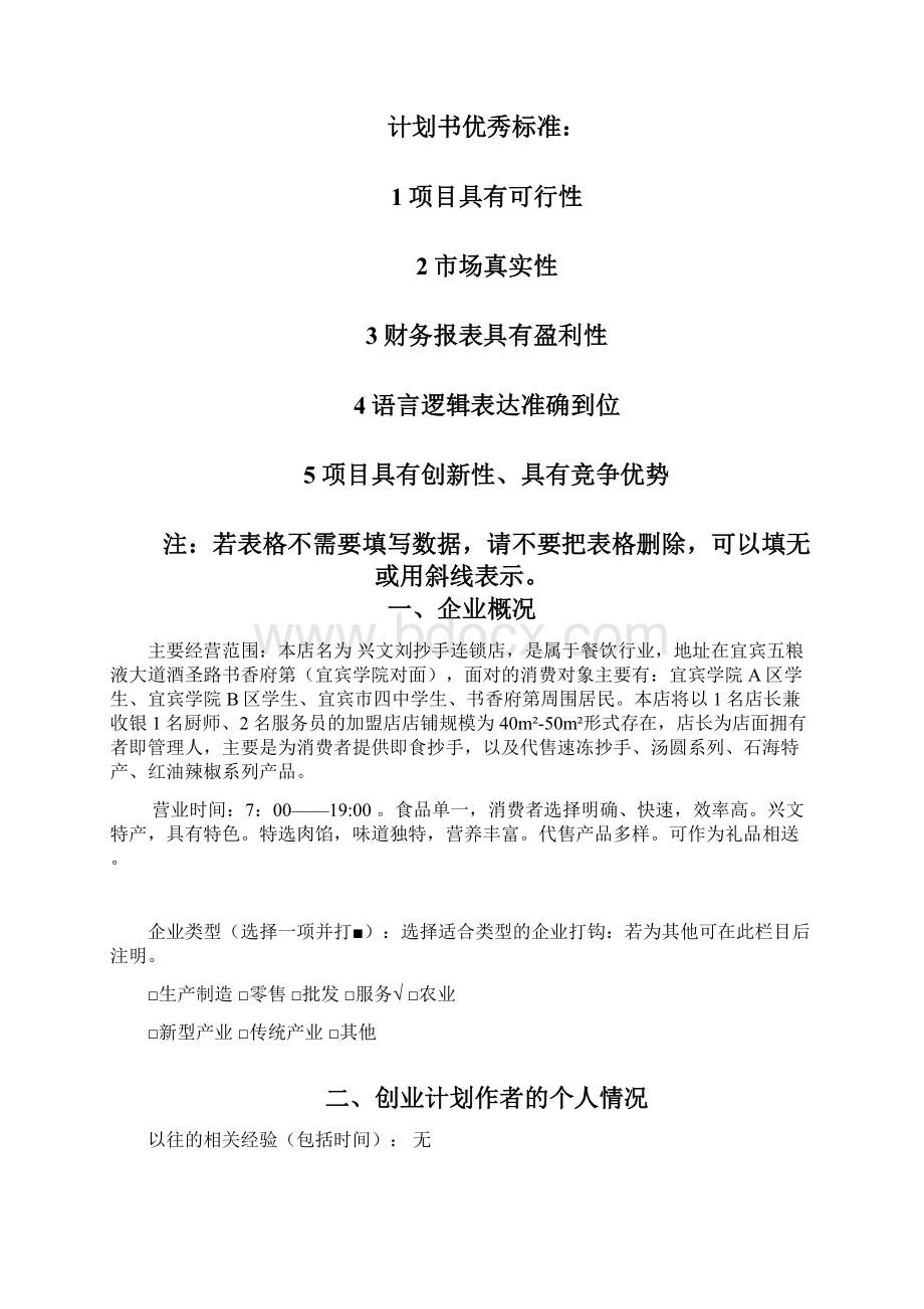 品牌小吃抄手连锁店投资经营创业项目计划书.docx_第2页