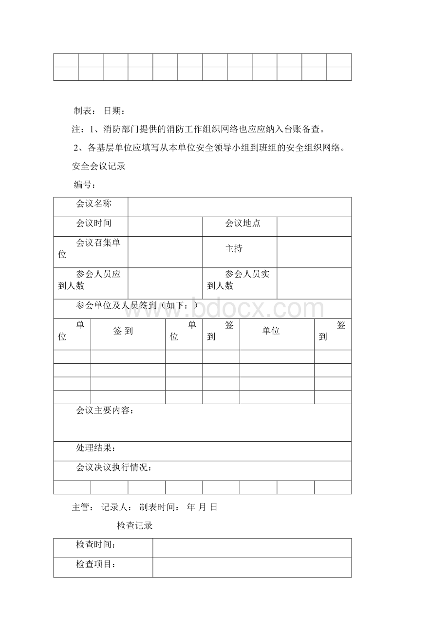 基本台账安全生产网络组织台帐Word格式.docx_第2页