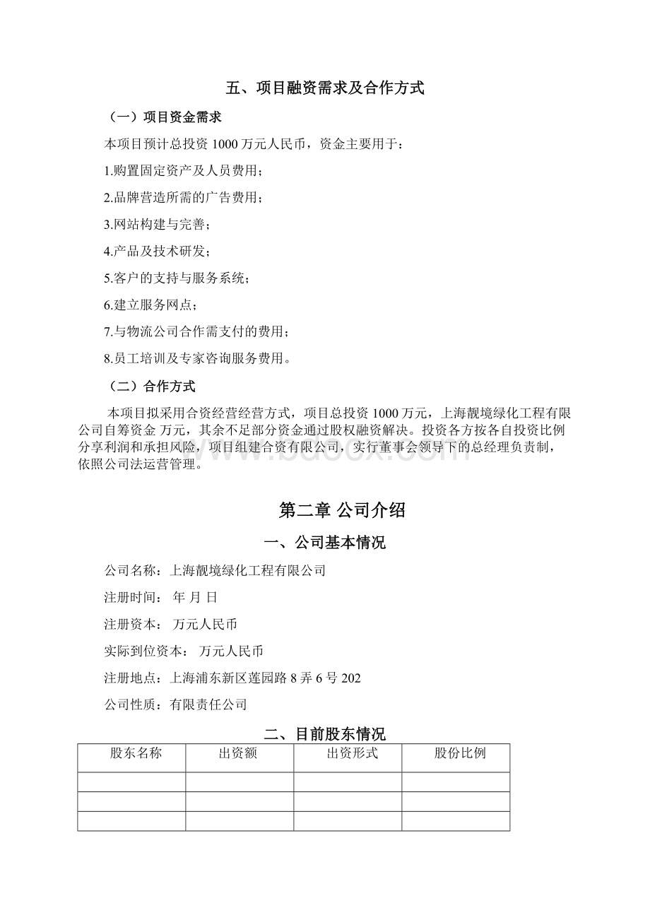 户外休闲用品B2B2C网站平台建设项目商业计划书.docx_第2页