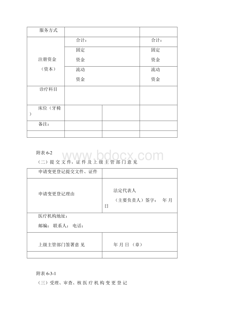 医疗机构申请变更登记注册表.docx_第2页