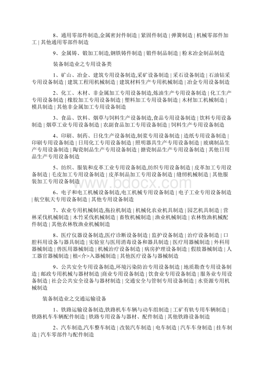 装备制造业分类七类产品可归为装备制造业Word文档格式.docx_第2页