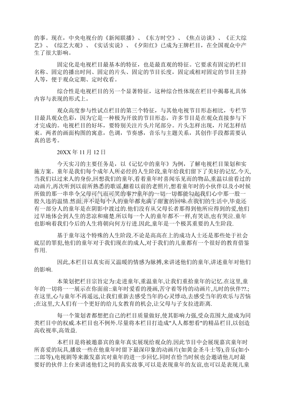 广播电视编导实习日记文档格式.docx_第3页