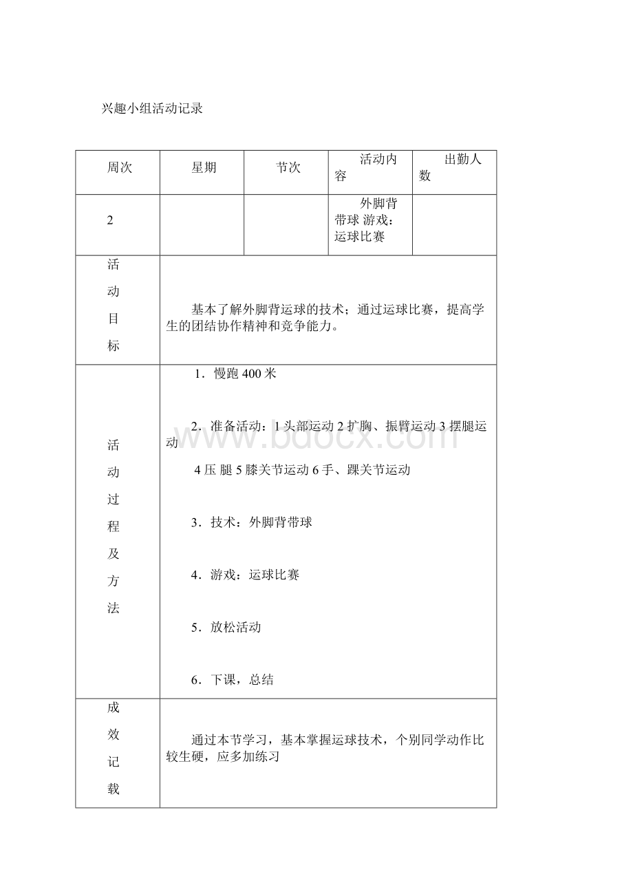 足球兴趣小组活动记录DOC.docx_第3页