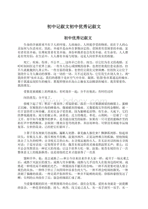 初中记叙文初中优秀记叙文Word文档格式.docx