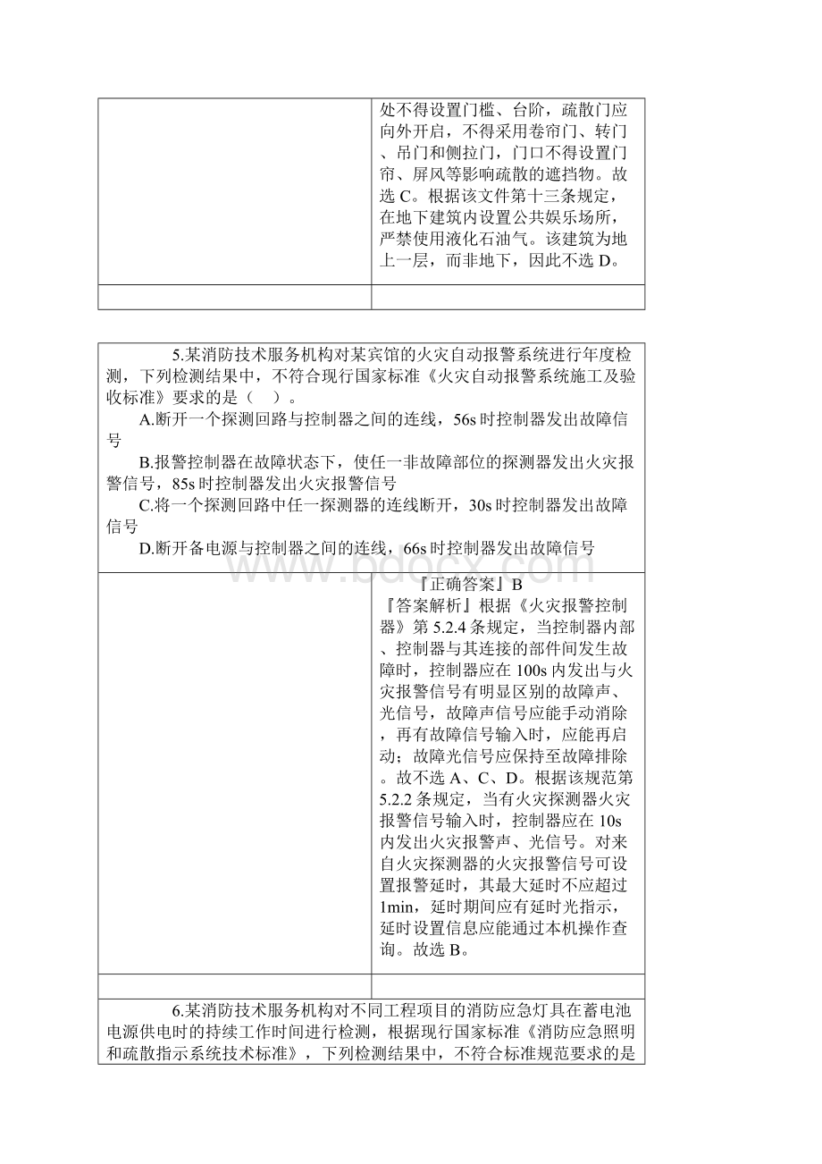 一级消防工程师《消防安全技术综合能力》真题解析.docx_第3页