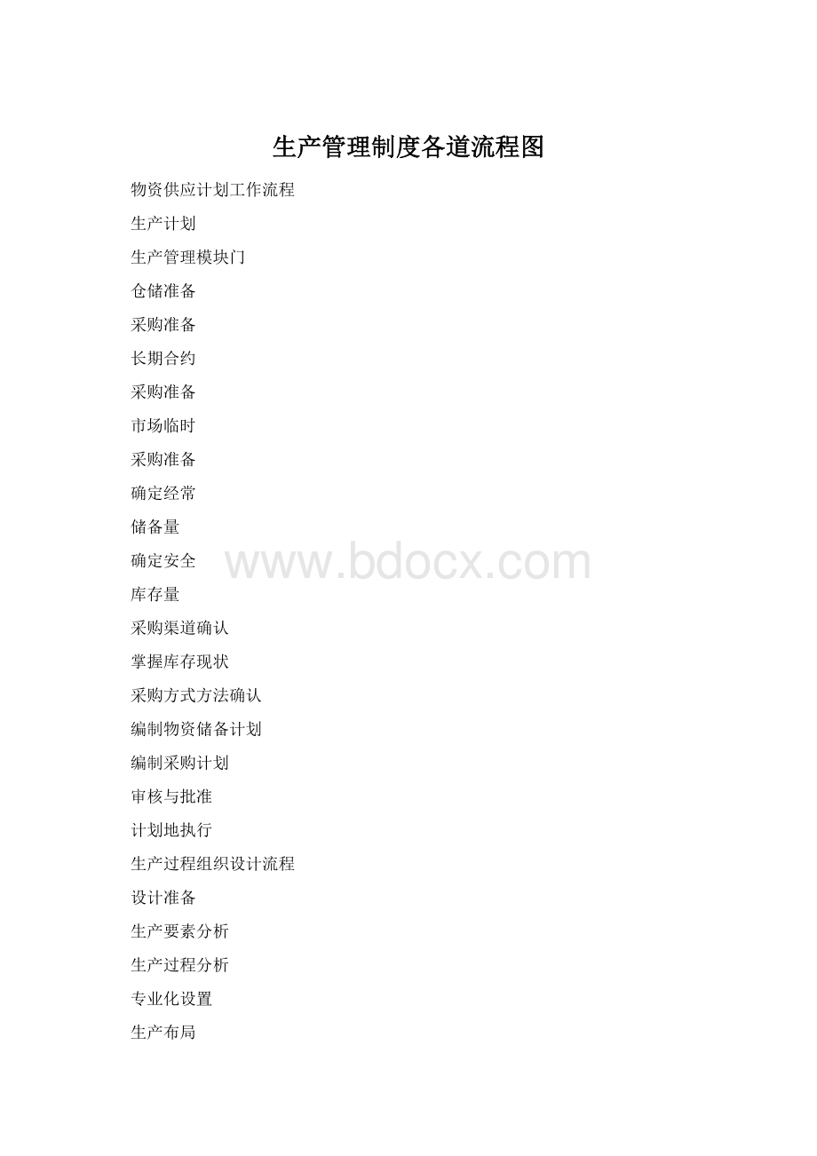 生产管理制度各道流程图Word格式文档下载.docx_第1页