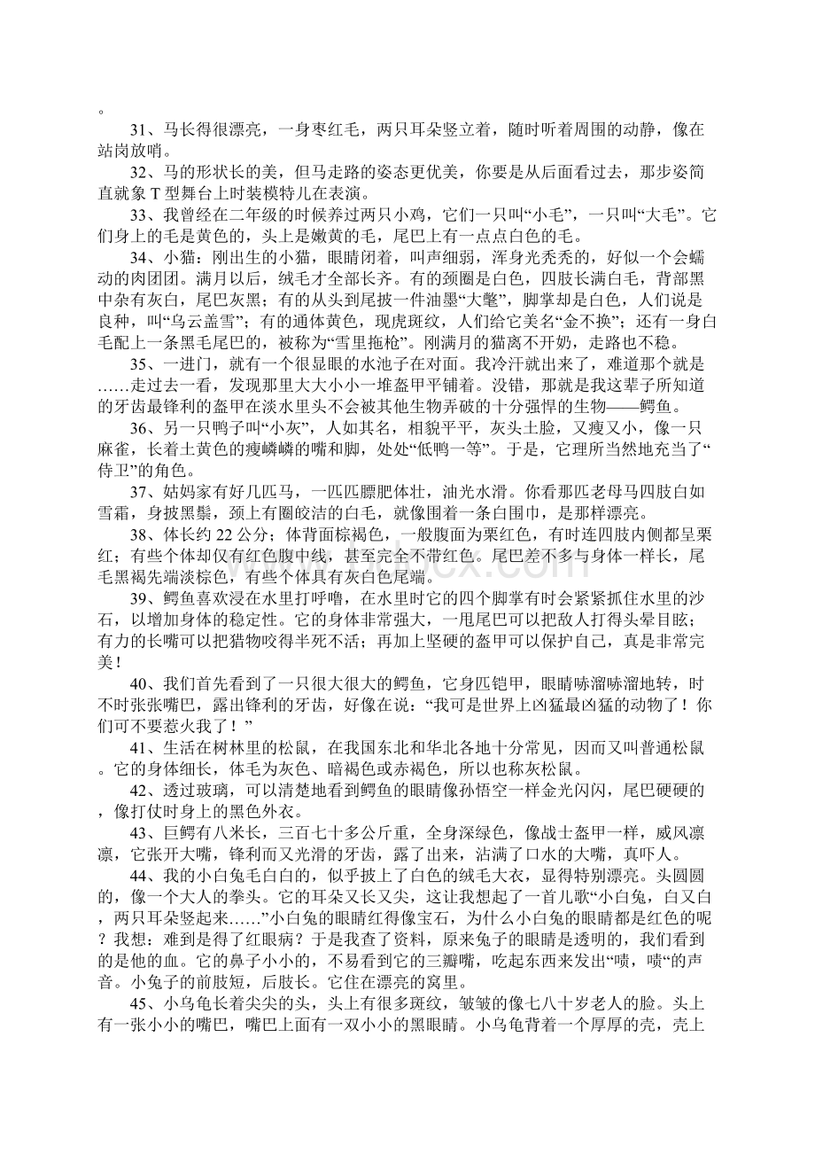 描写动物外形的段落Word格式文档下载.docx_第3页