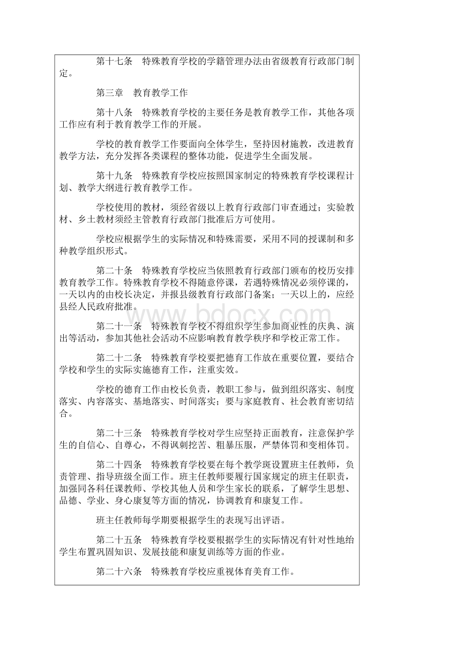 学校管理规章制度特殊教育学校暂行规定Word文件下载.docx_第3页