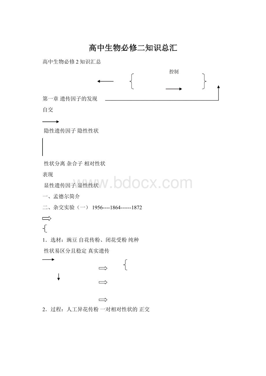 高中生物必修二知识总汇.docx_第1页