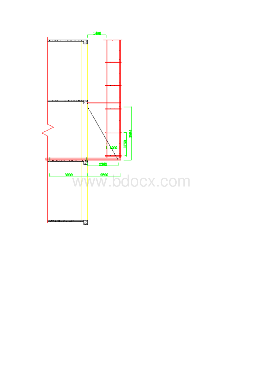 工字型钢悬挑25米脚手架计算书.docx_第3页