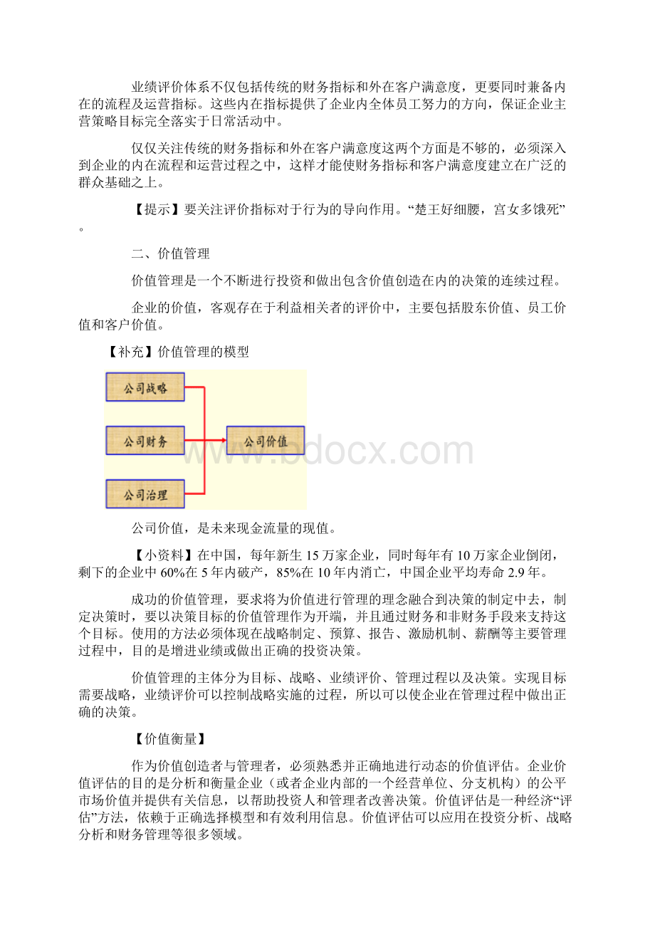 第 六 章业绩评价与价值管理Word格式文档下载.docx_第3页