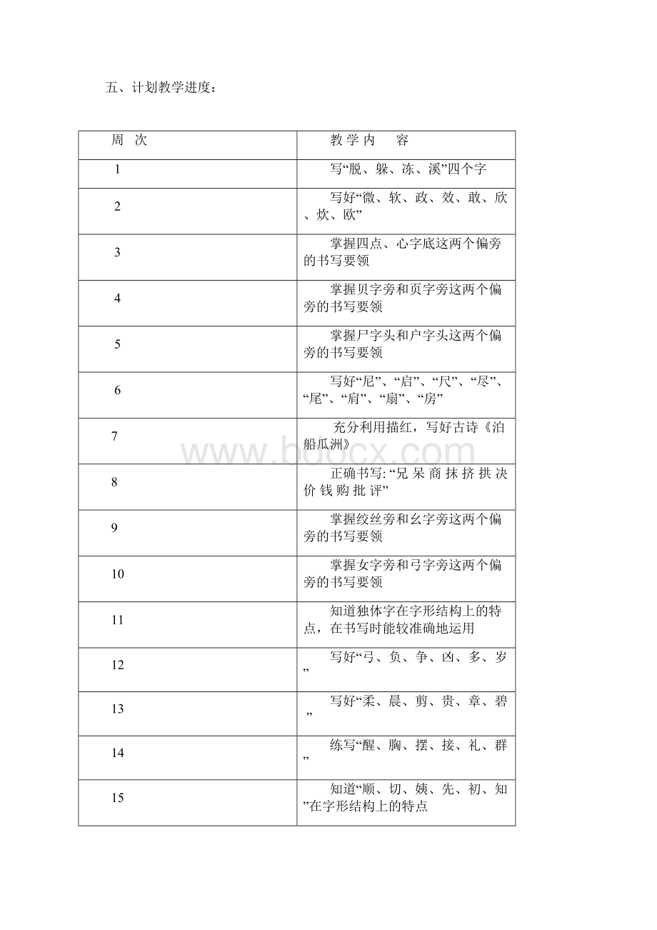 最新二年级下册语文写字教案Word格式文档下载.docx_第2页