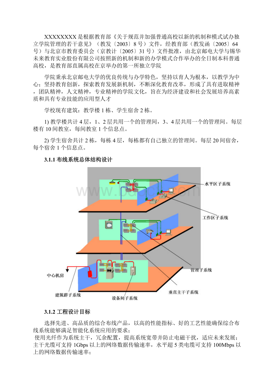 网络综合布线项目规划与设计文档格式.docx_第3页