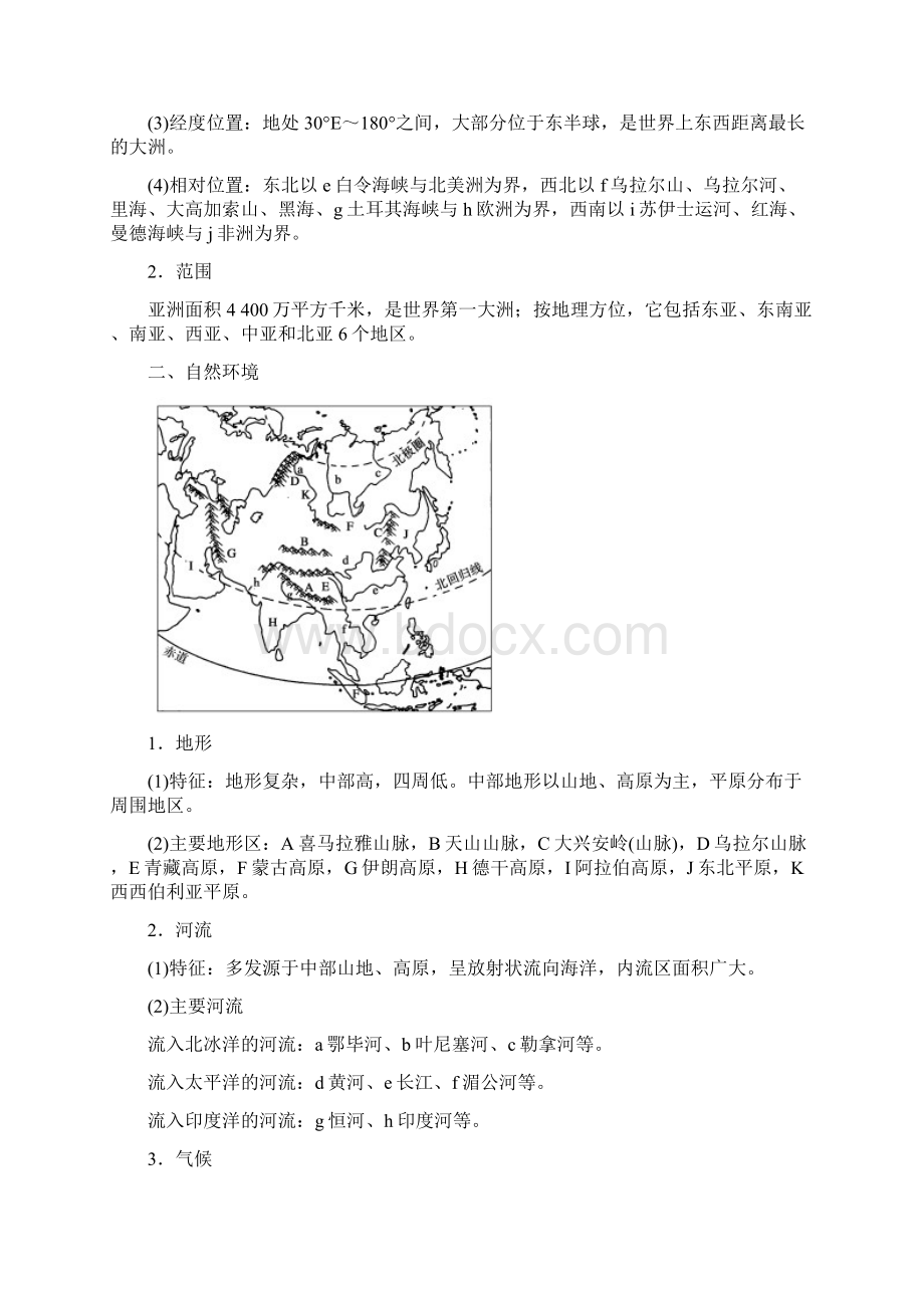 区域地理 亚洲.docx_第2页