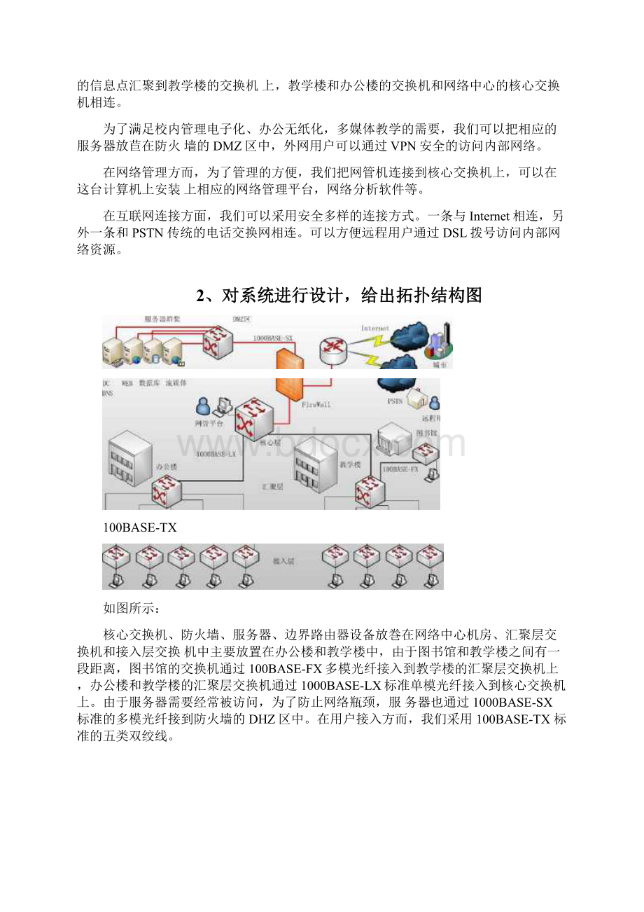 校园网系统集成方案设计.docx_第2页