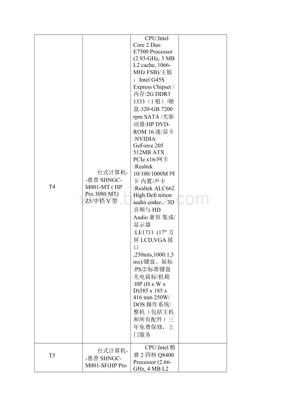 采购管理普陀区政府采购月份计算机打印机复印机参考价Word格式文档下载.docx_第3页