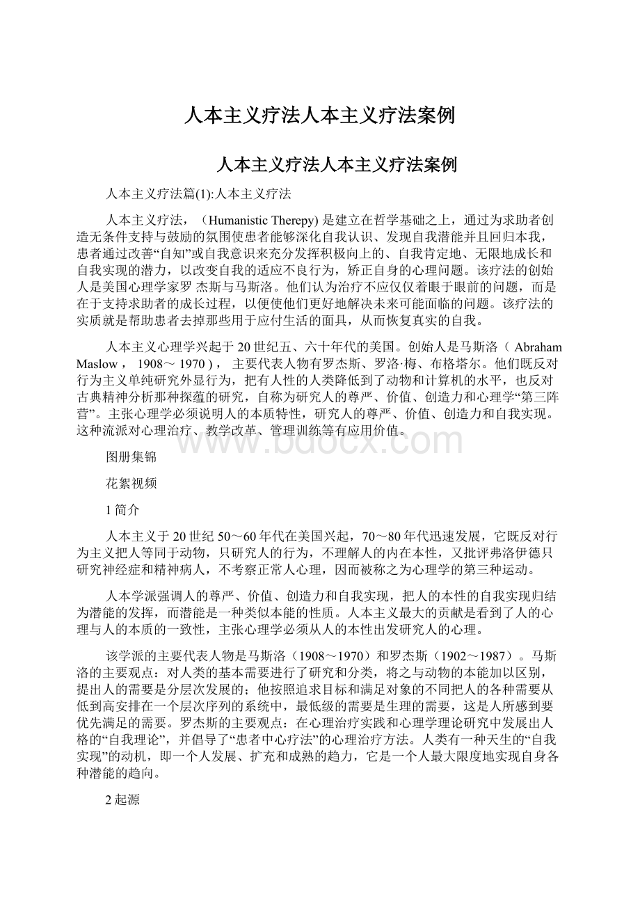 人本主义疗法人本主义疗法案例Word格式文档下载.docx