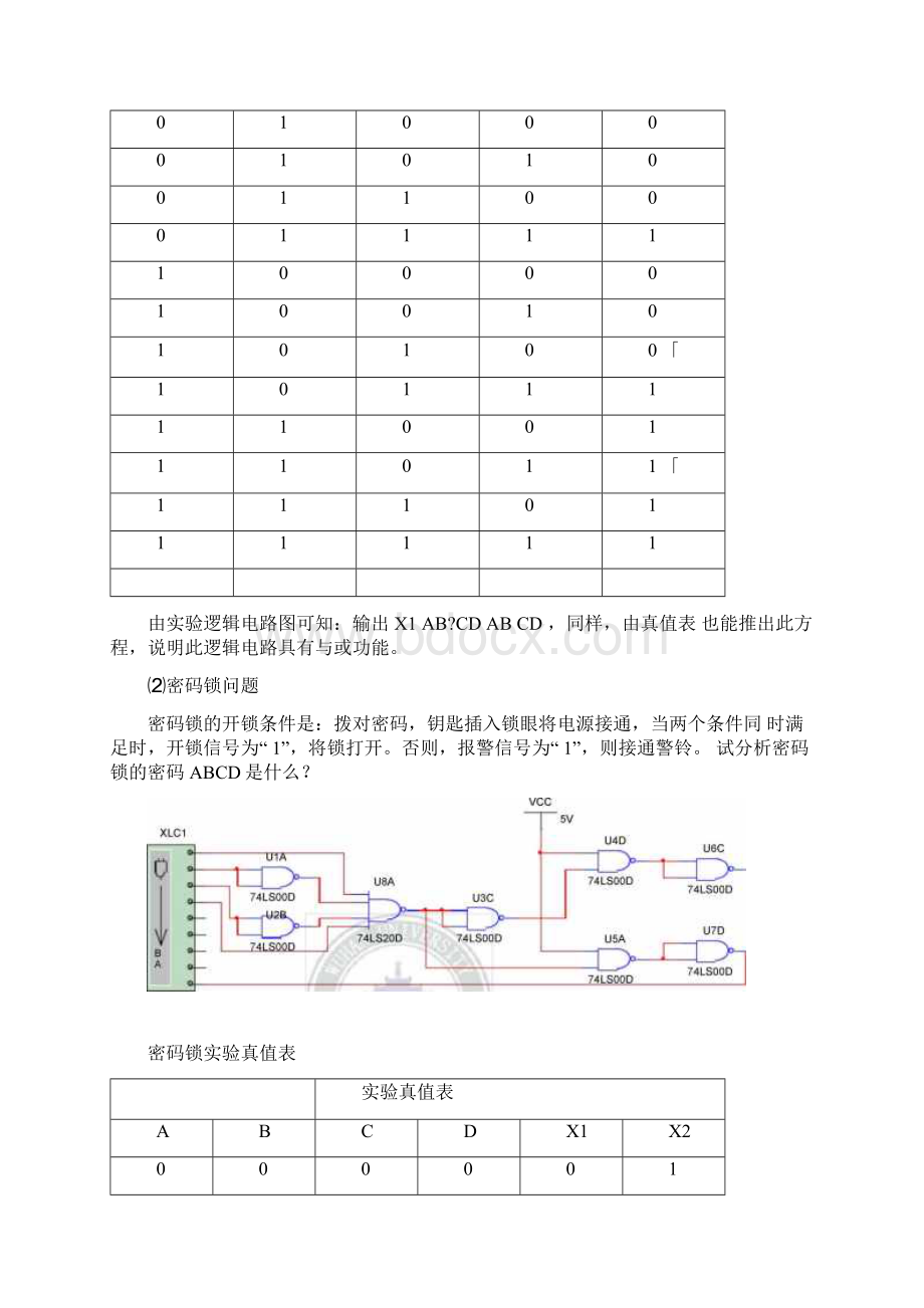 数字电路实验报告资料Word下载.docx_第2页