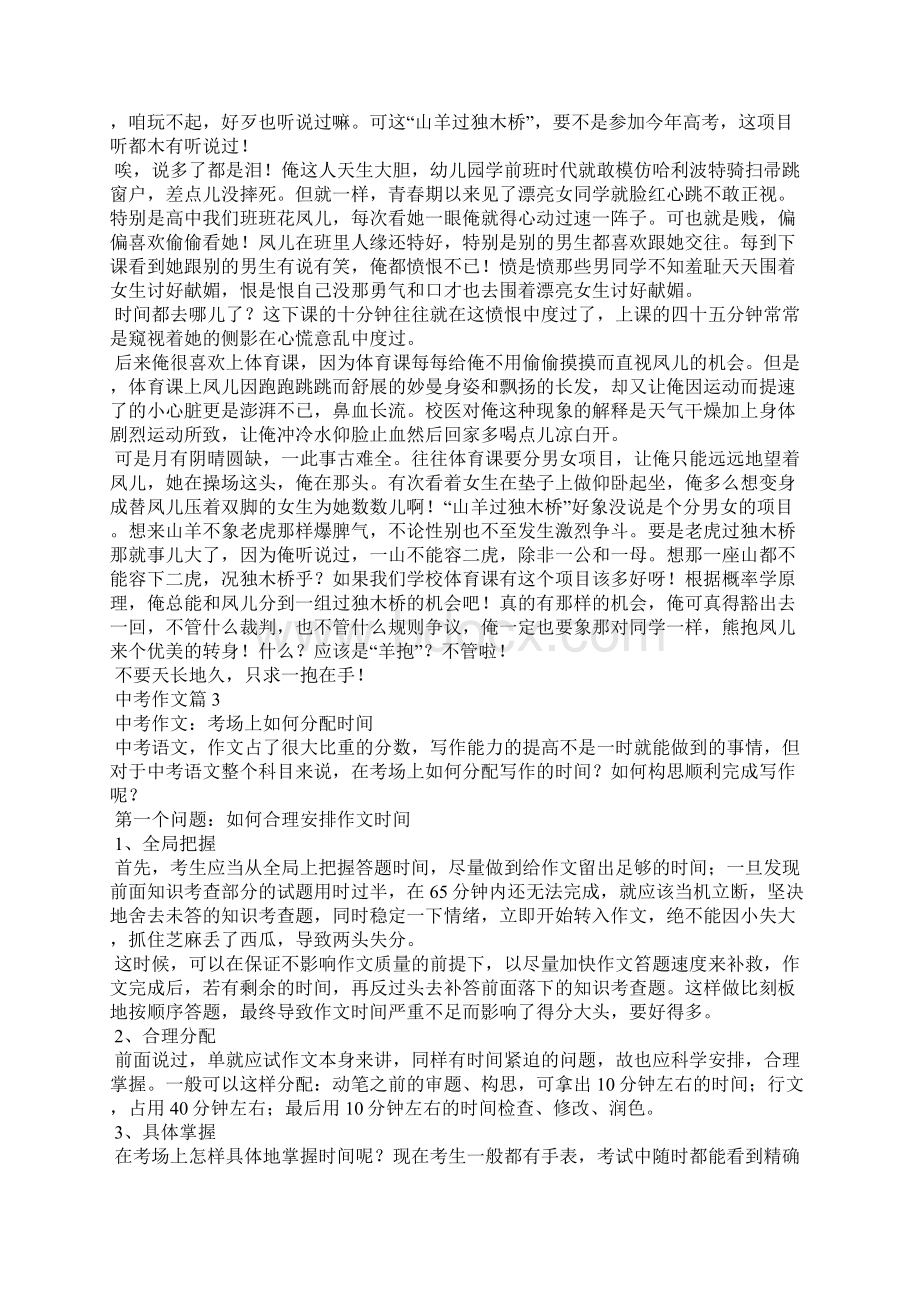 推荐中考作文汇总10篇.docx_第2页