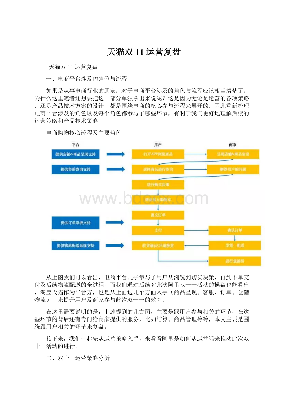 天猫双11运营复盘Word格式.docx_第1页