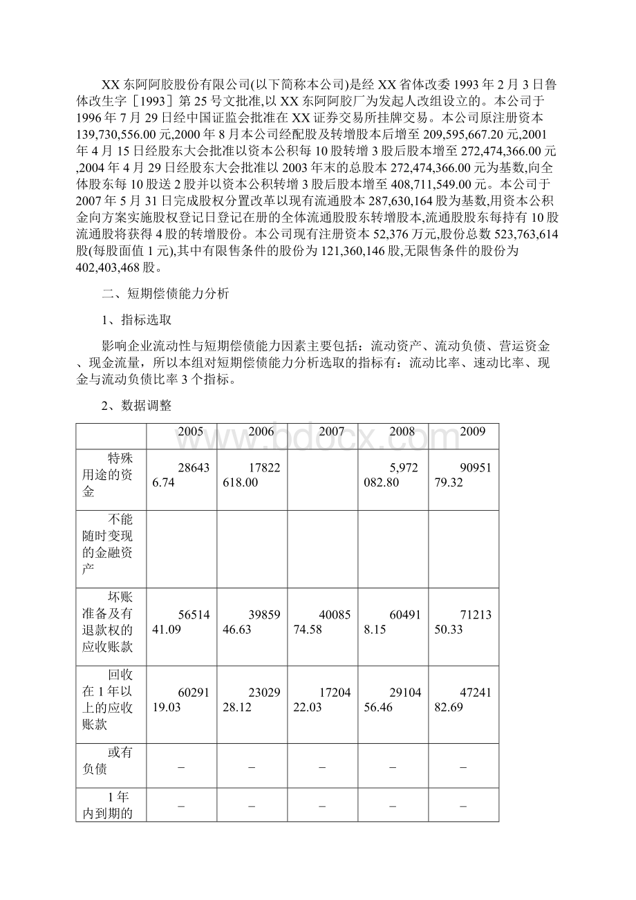 山东东阿阿胶财务分析报告.docx_第3页