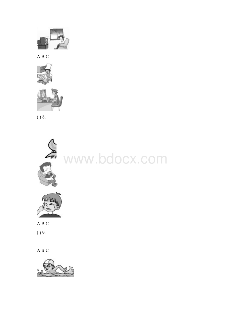 仁爱英语学年度八年级第一学期期Word格式.docx_第3页