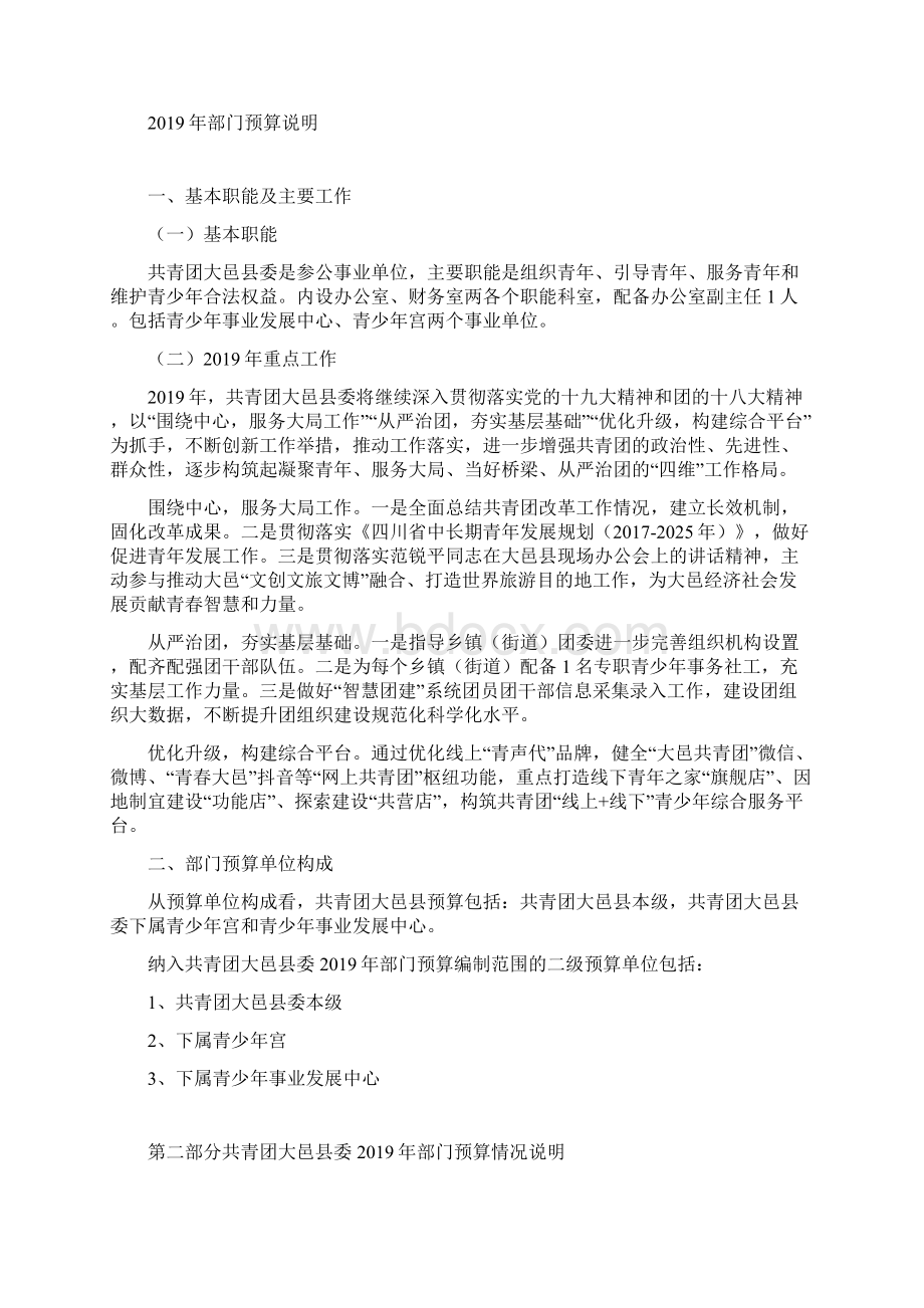 共青团大邑县委部门预算.docx_第2页