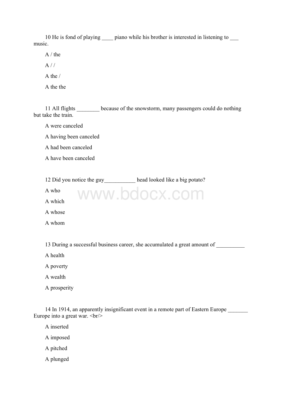 北语作业系统17秋《大学英语》三作业4132资料.docx_第3页