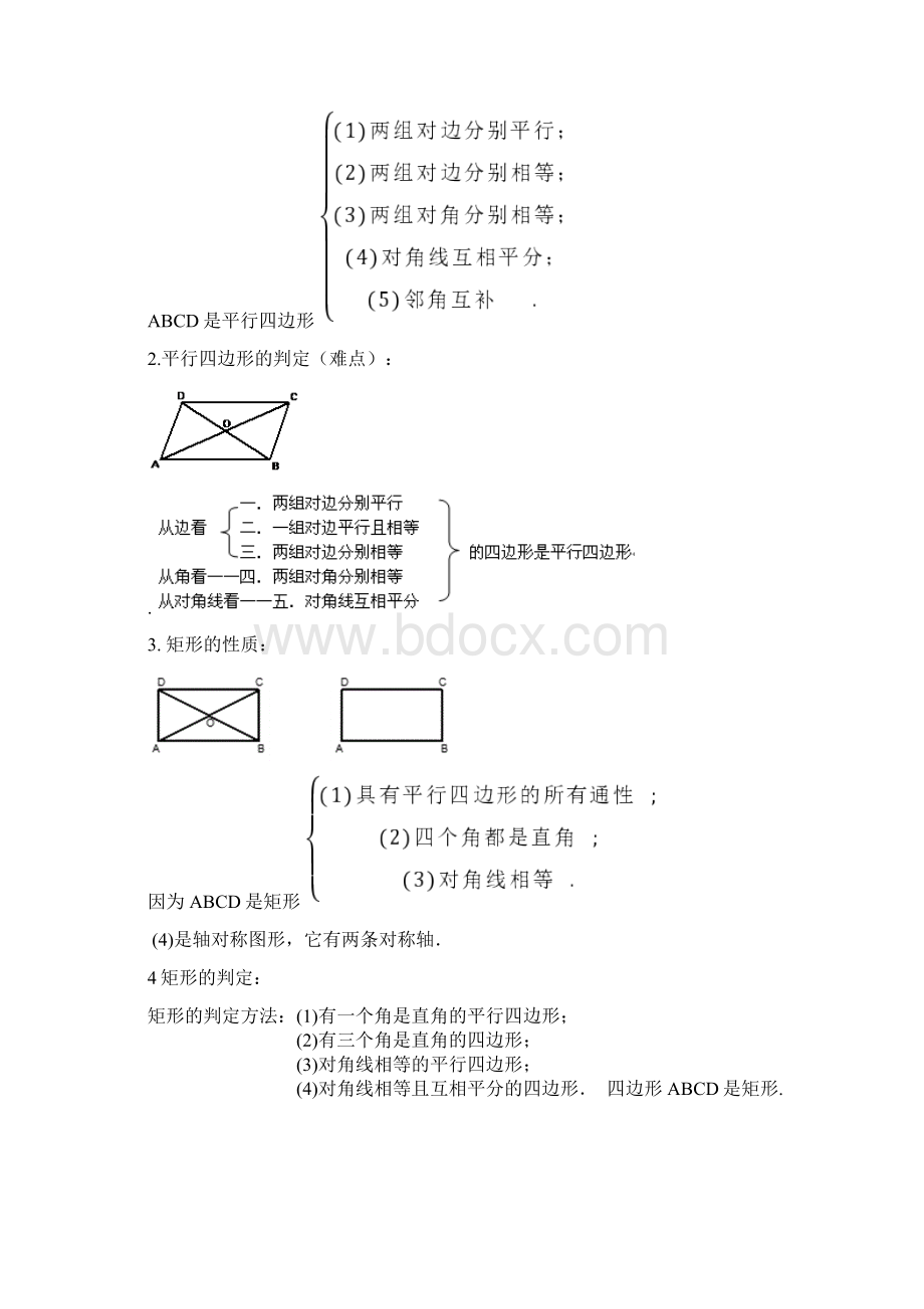 四边形知识点经典总结材料.docx_第2页