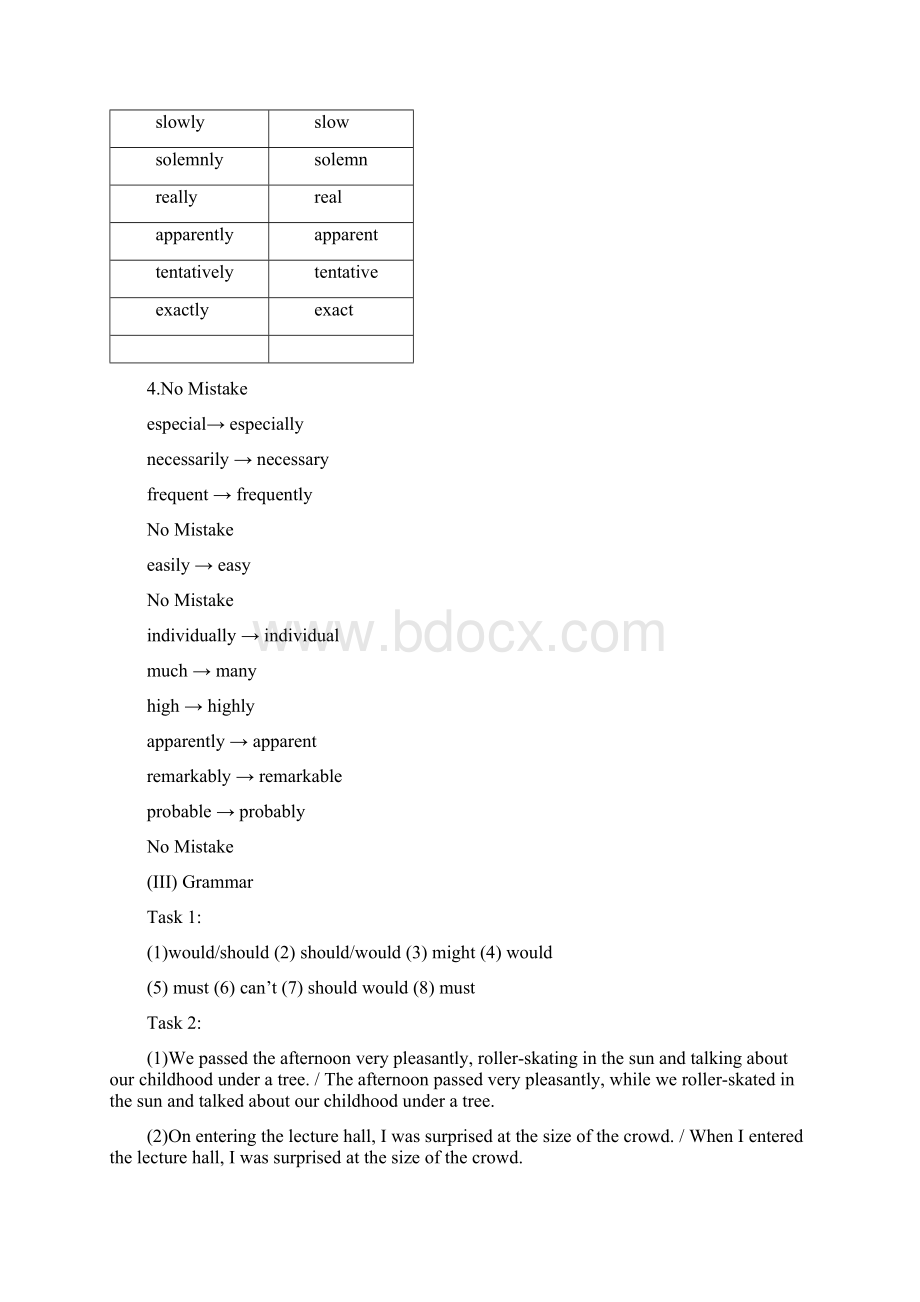 新世纪大学英语综合教程第一册课后答案全文档格式.docx_第2页