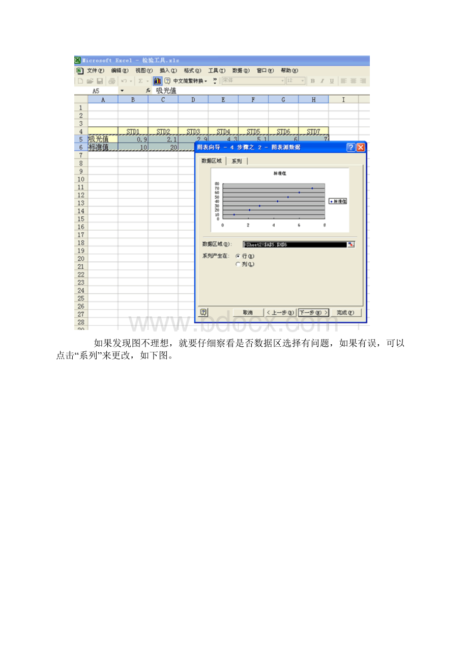 Excel绘制标准曲线全图片教程.docx_第3页