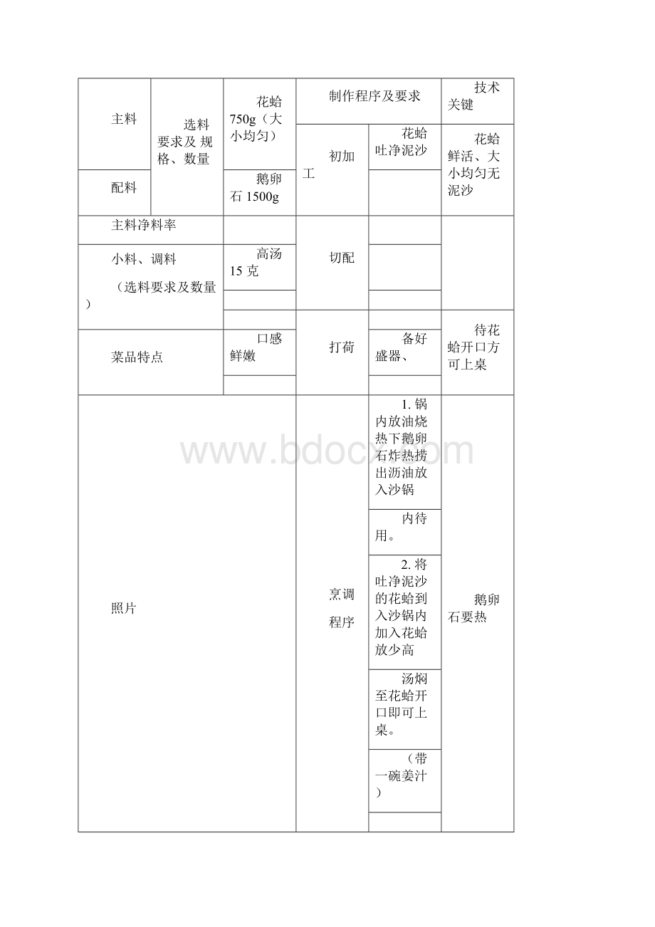 宴会热菜标准菜谱.docx_第3页