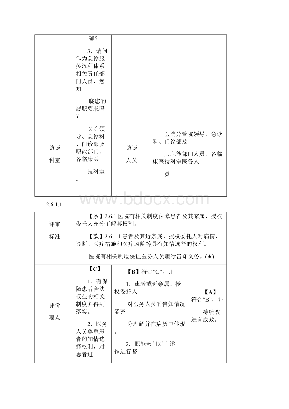 等级医院评审33项核心条访谈.docx_第3页