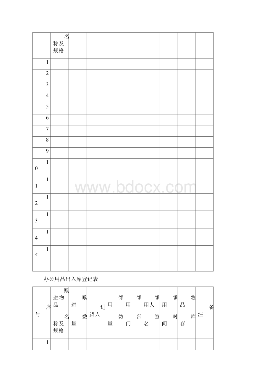 办公用品出入库登记表.docx_第3页