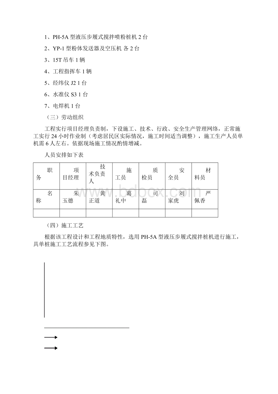 巢湖污水处理厂厌氧池细格栅沉砂池粉喷桩施工组织设计1Word文件下载.docx_第3页