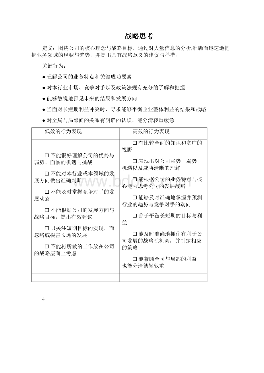 企业中层管理岗位能力素质模型精品资料全Word格式.docx_第3页