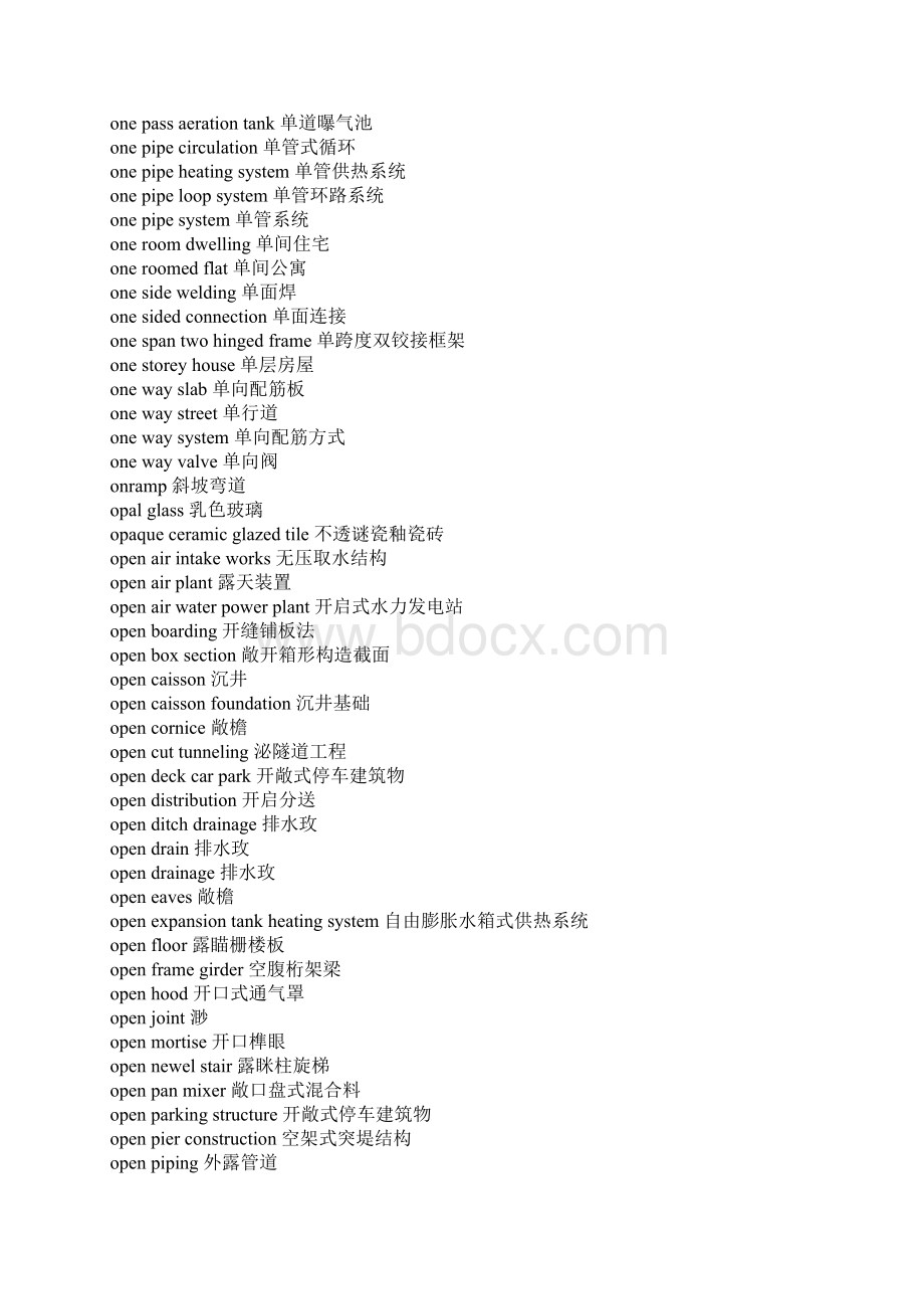 建筑英语 中英文对照by IrisWord文档格式.docx_第3页