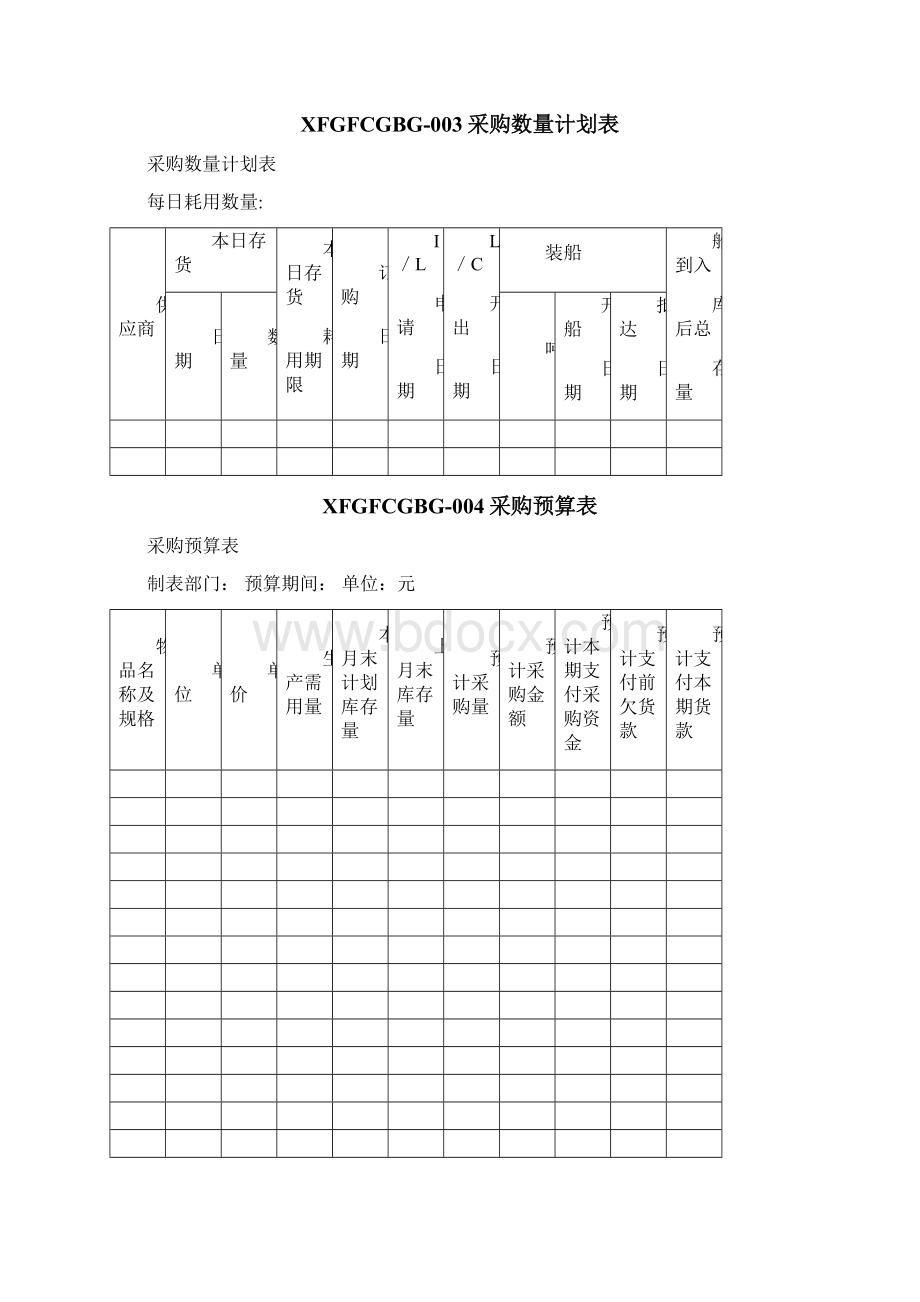 采购管理必备表格Word文件下载.docx_第3页