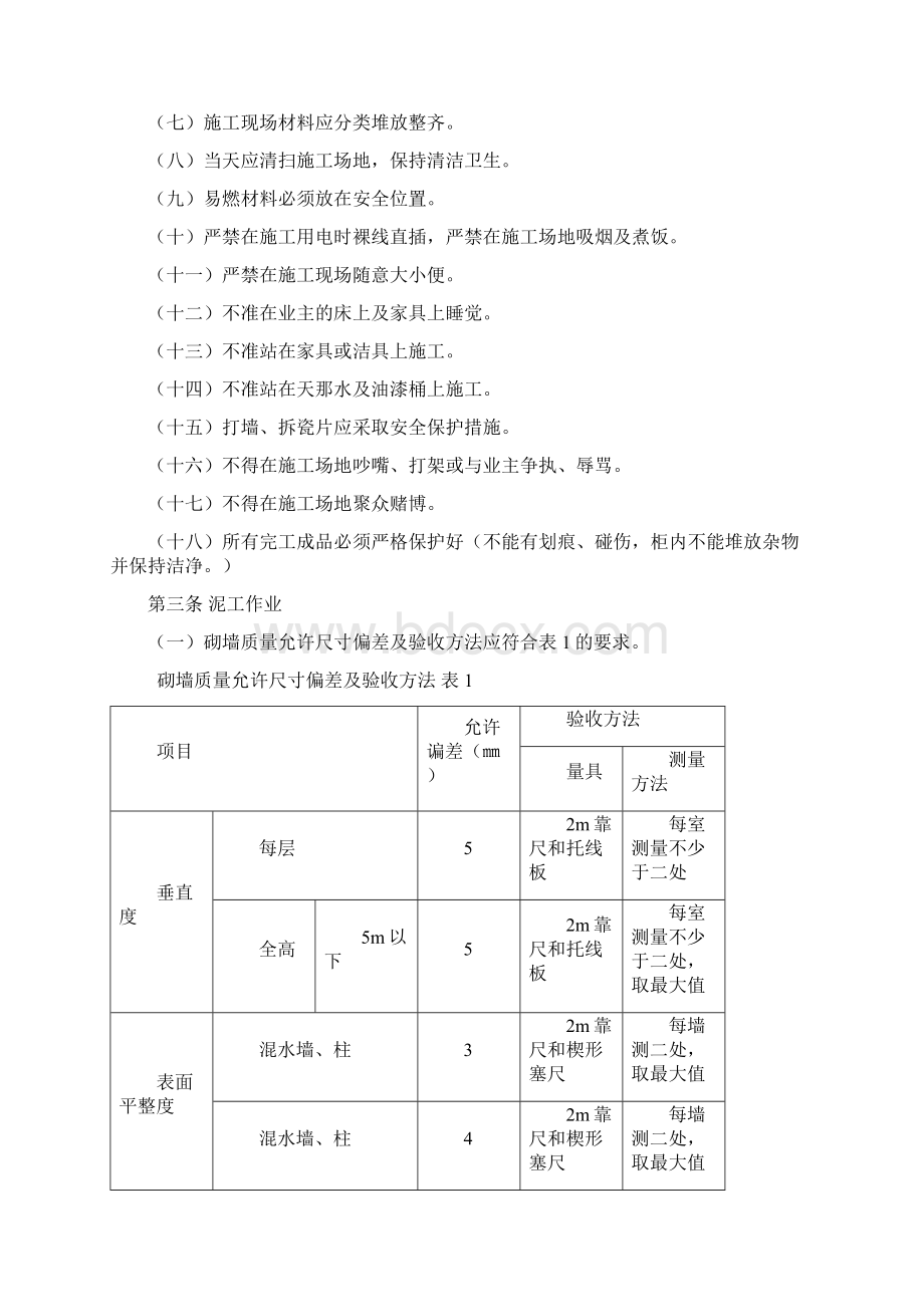 海南省家庭居室装修装饰工程验收规范条例.docx_第2页