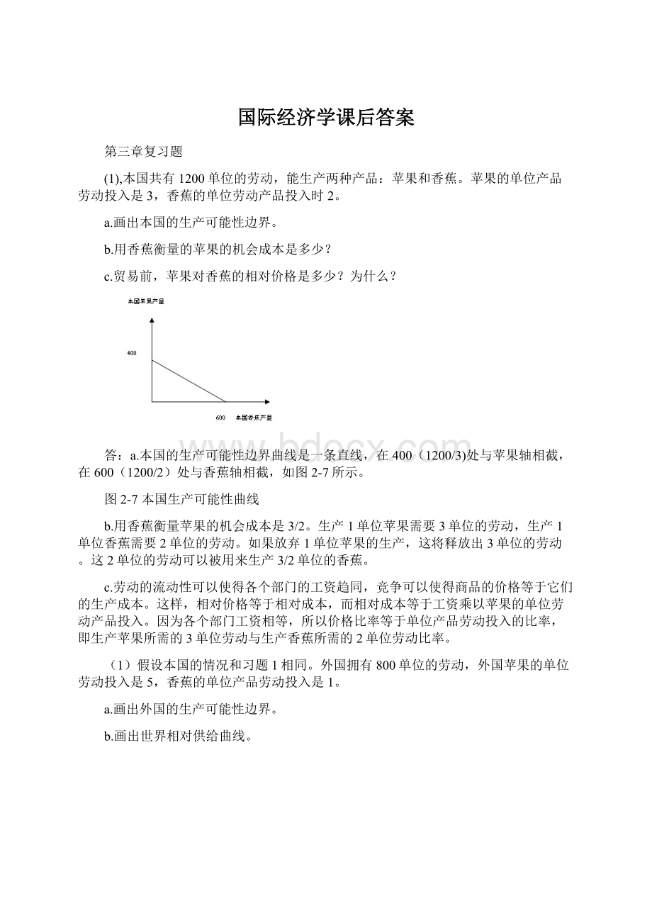 国际经济学课后答案Word文档格式.docx_第1页