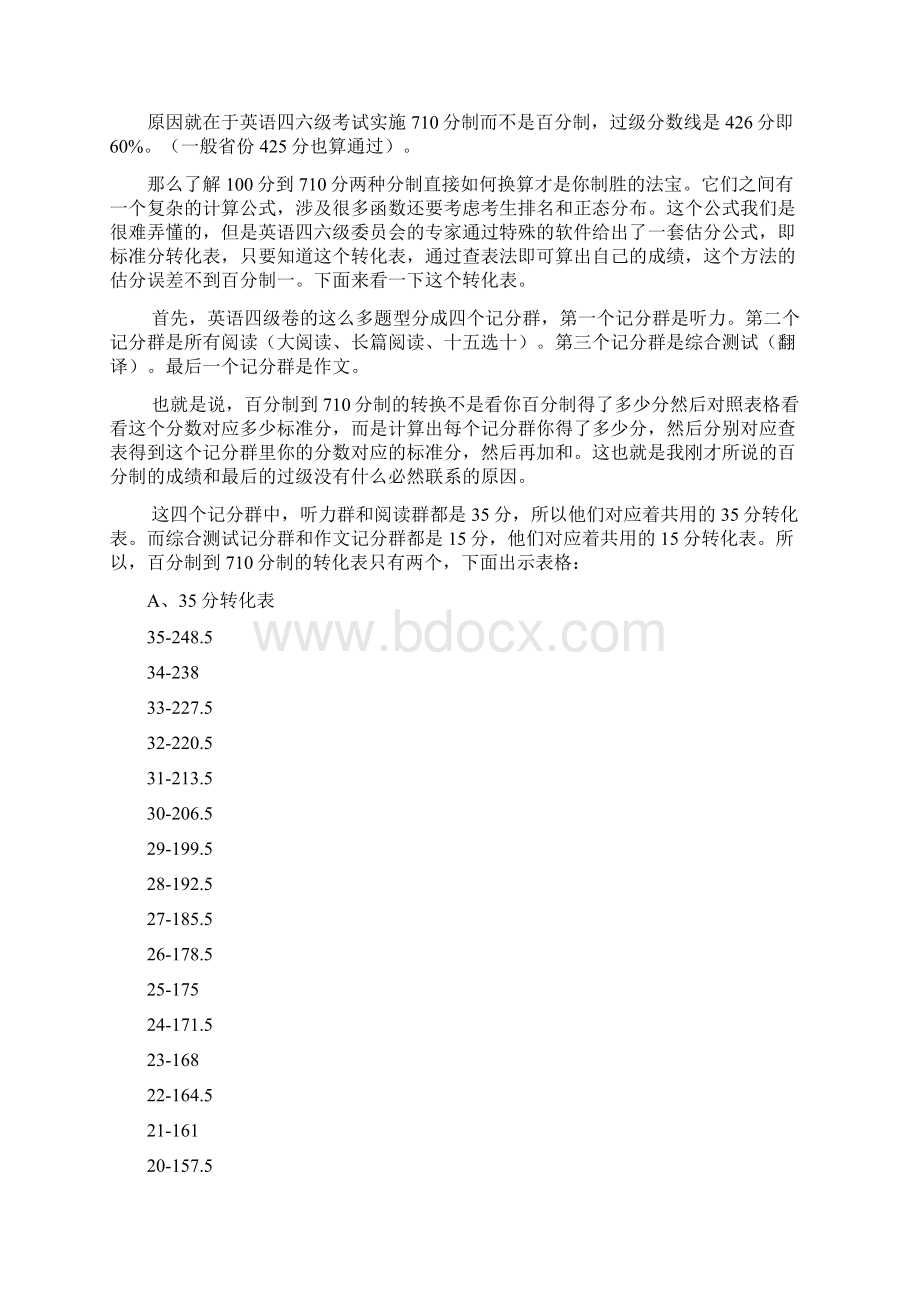 英语四级评分细则.docx_第2页