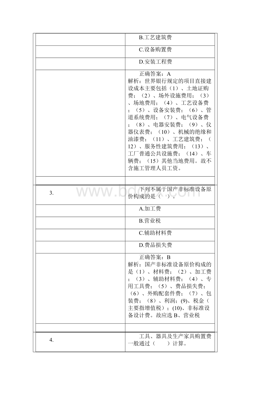 工程造价计价与控制课程重点及考点解析.docx_第2页