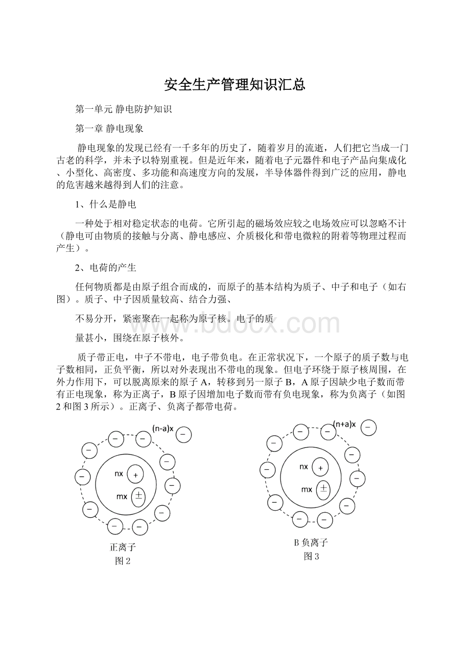 安全生产管理知识汇总.docx