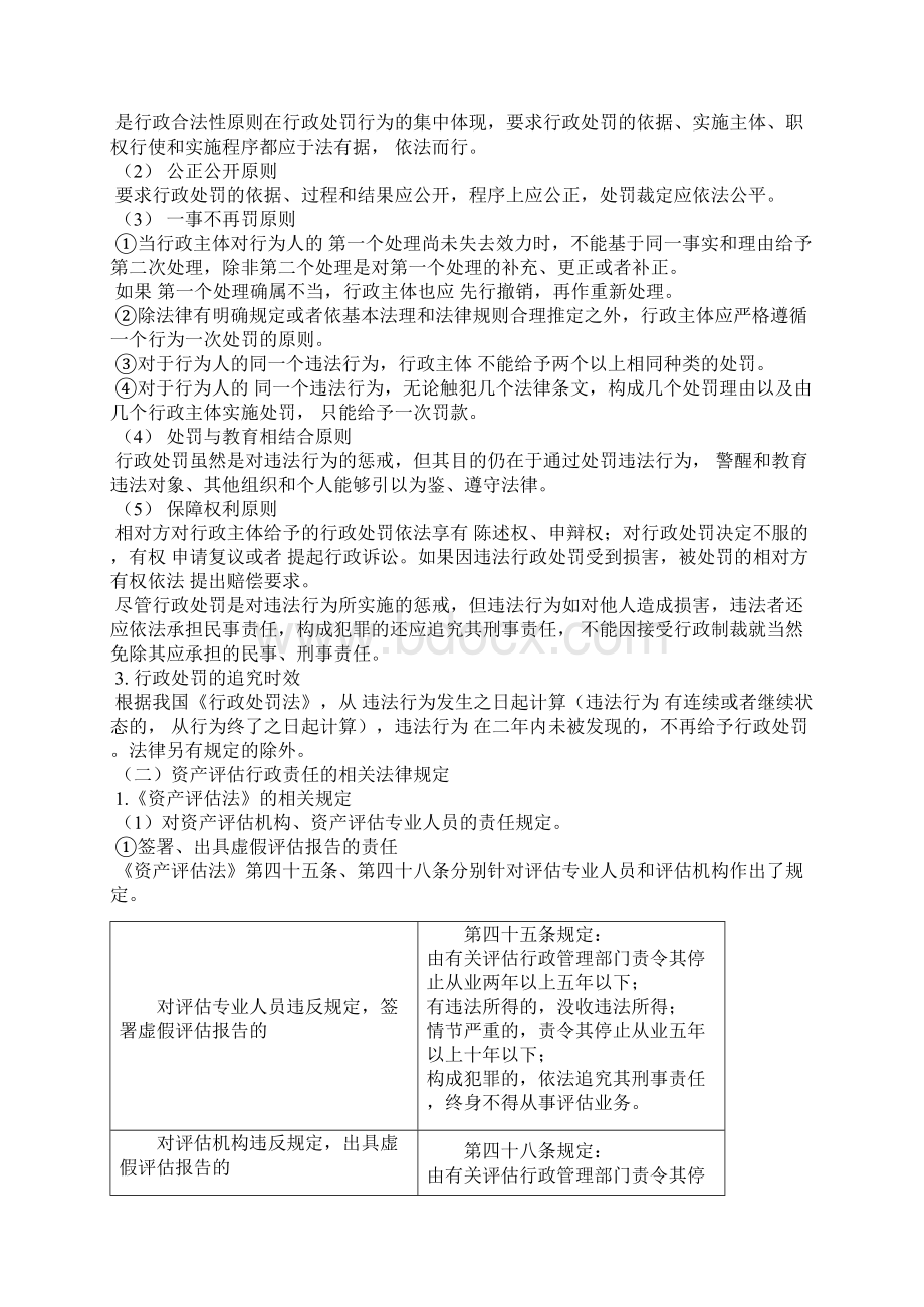 资产评估师考试教材讲义资产评估的法律责任行政责任民事责任.docx_第2页