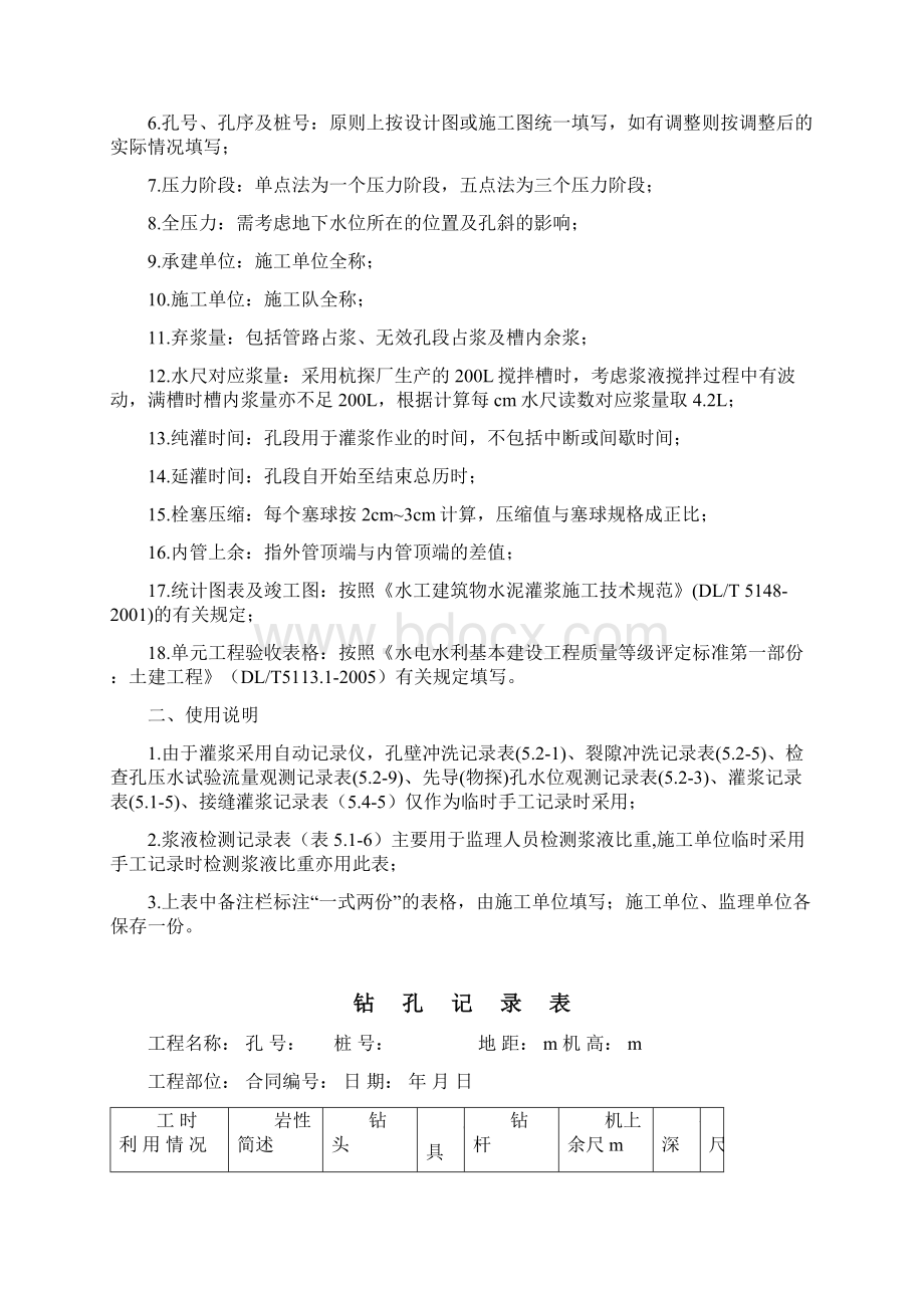 帷幕灌浆全套表格Word文档格式.docx_第3页