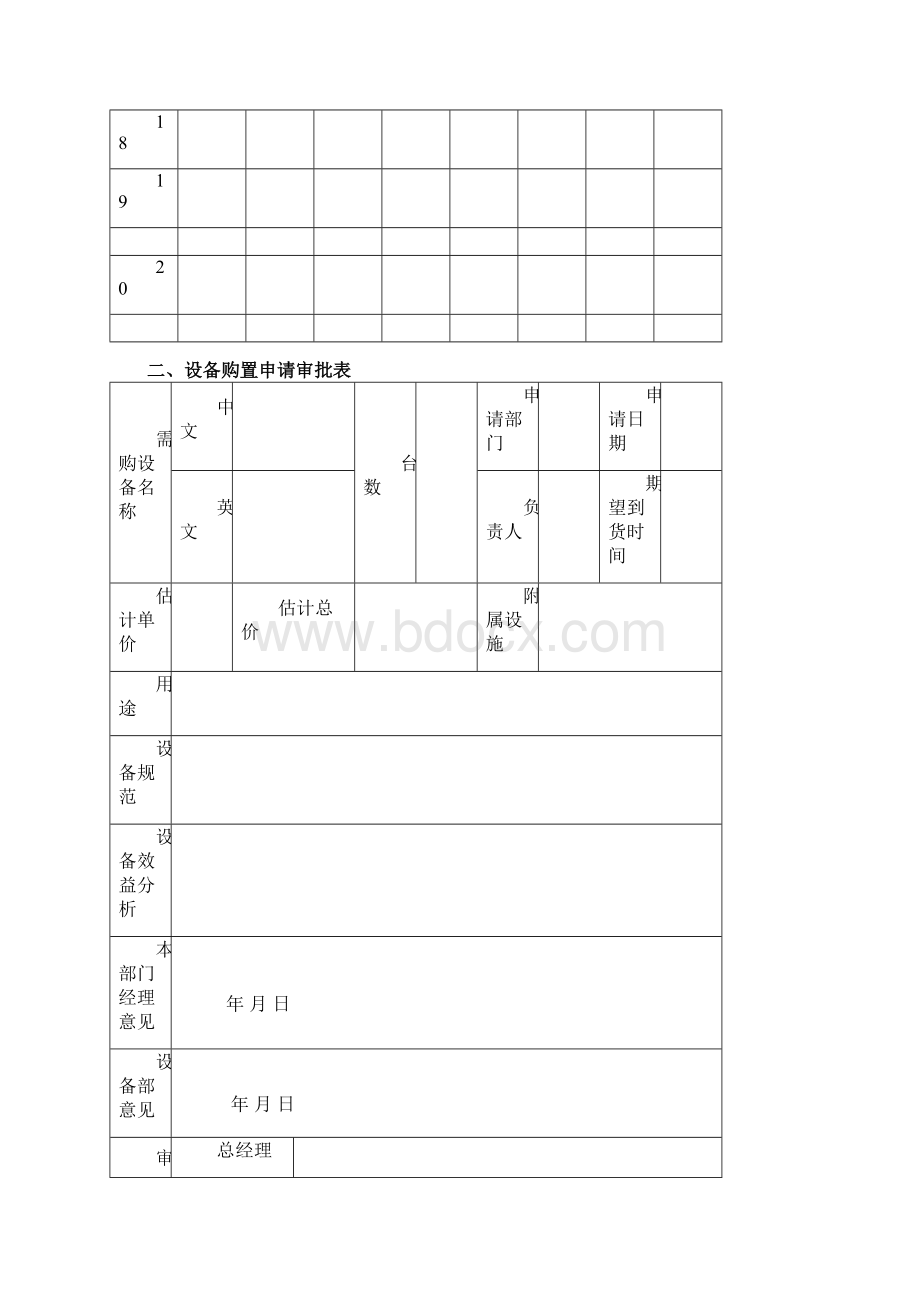 设备采购管理表格.docx_第2页