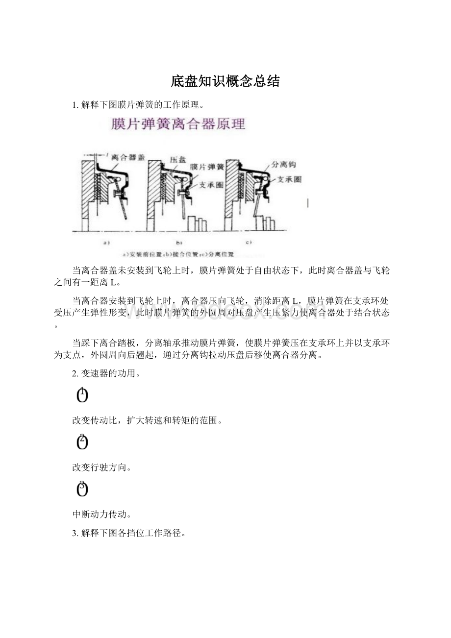 底盘知识概念总结.docx_第1页