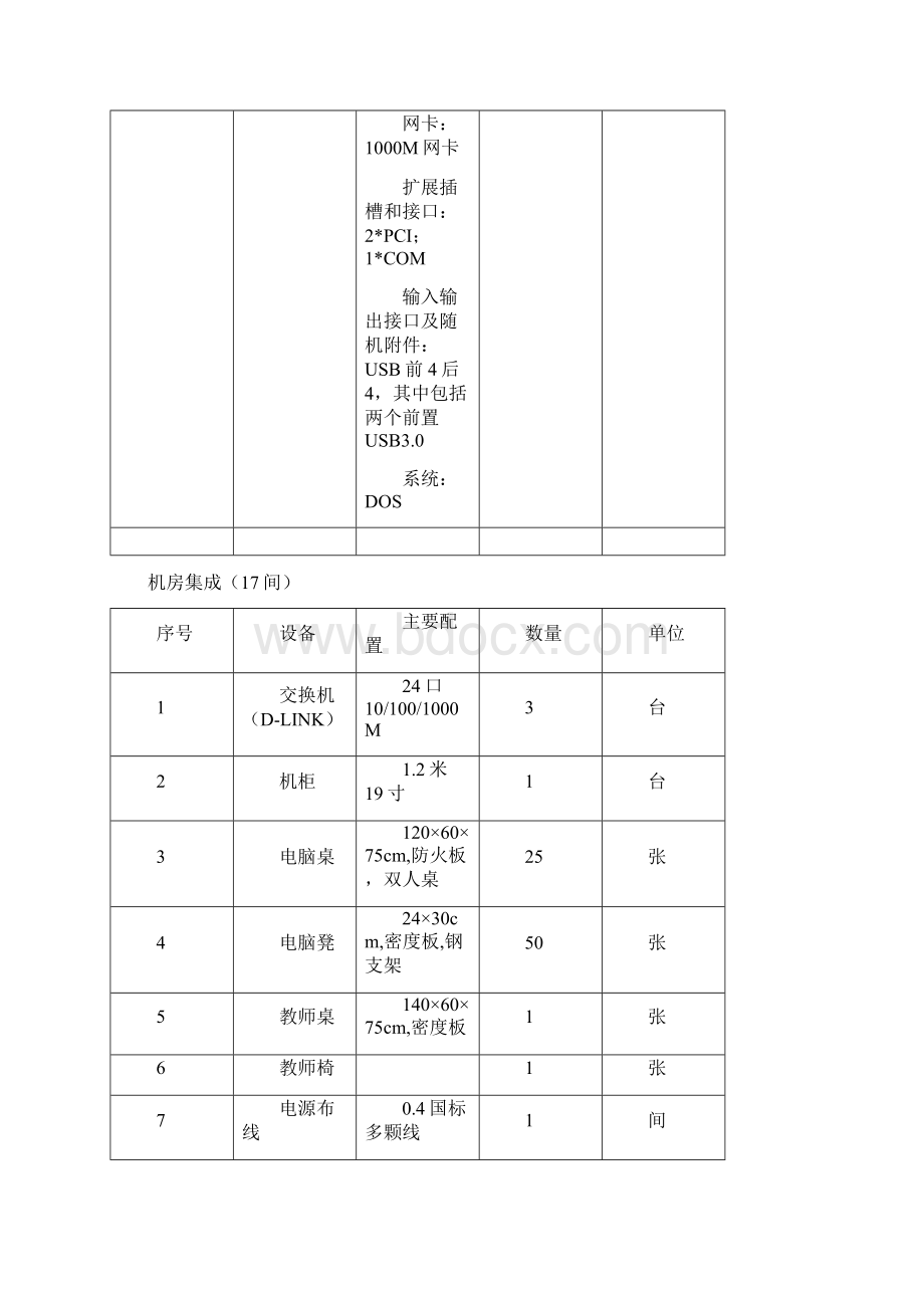 学生机配置要求及机房集成.docx_第2页