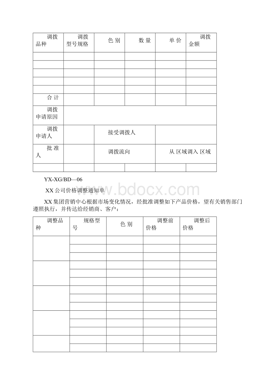 销售管理部表格格式.docx_第3页