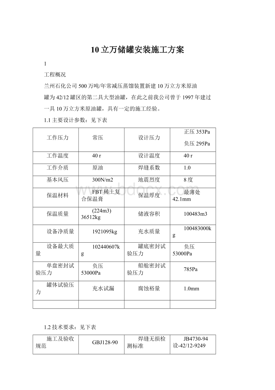 10立万储罐安装施工方案.docx